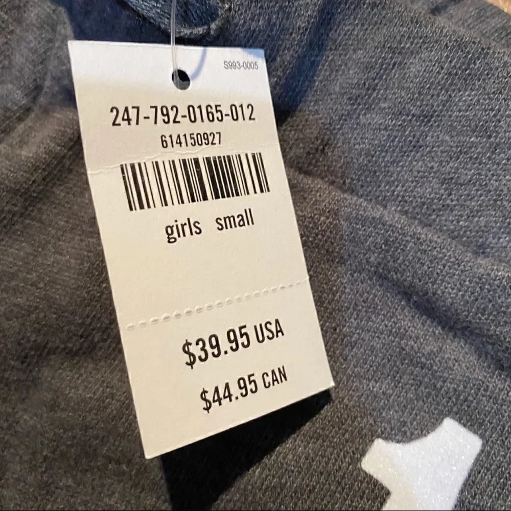 ‎NWT Abercombie kids gray sweatpants small
